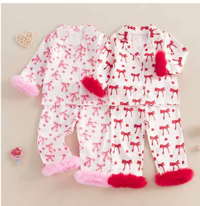Red Bow pajama set