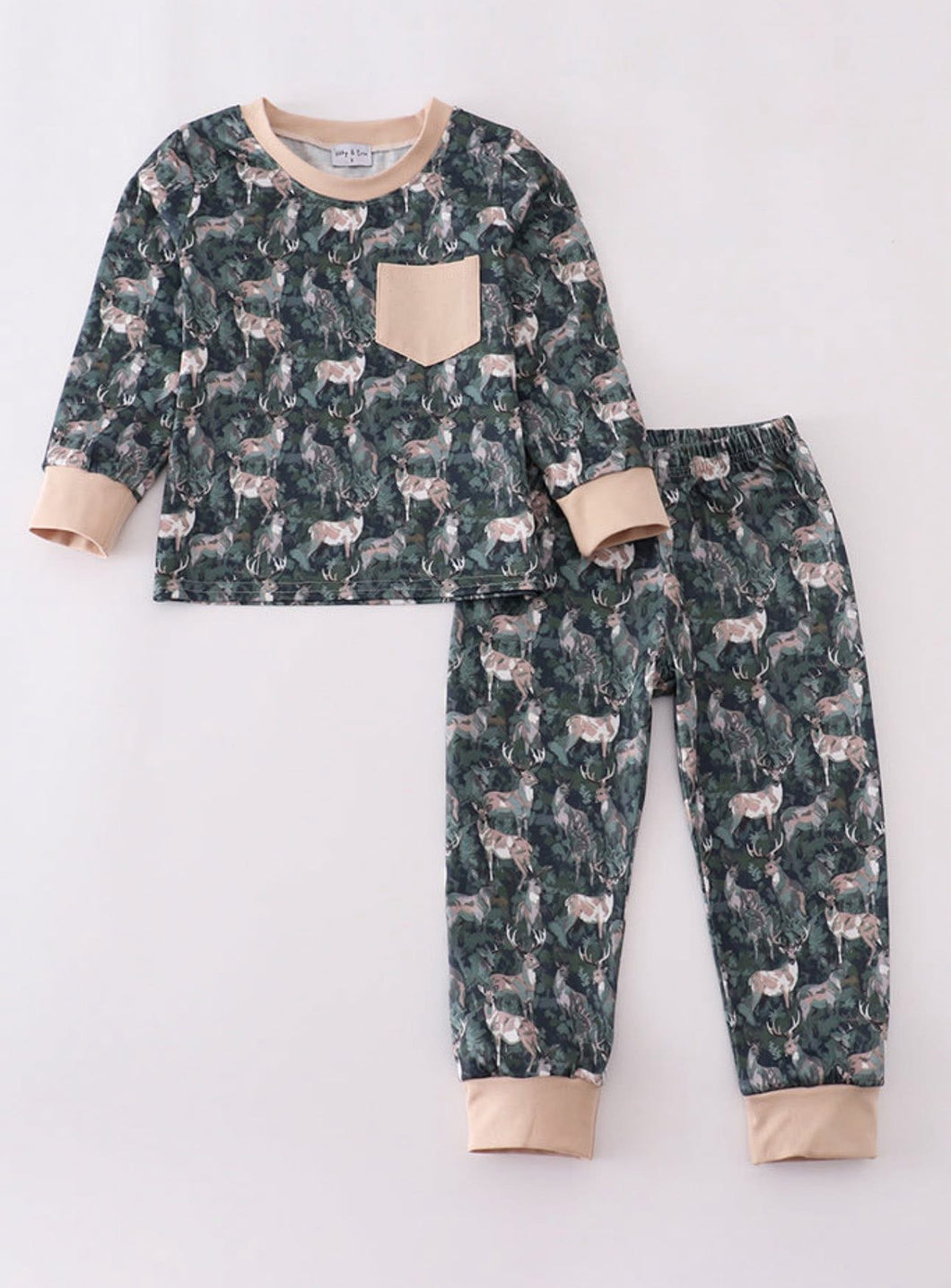 Camo deer pajamas
