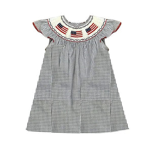 Preorder embroidered flag dress