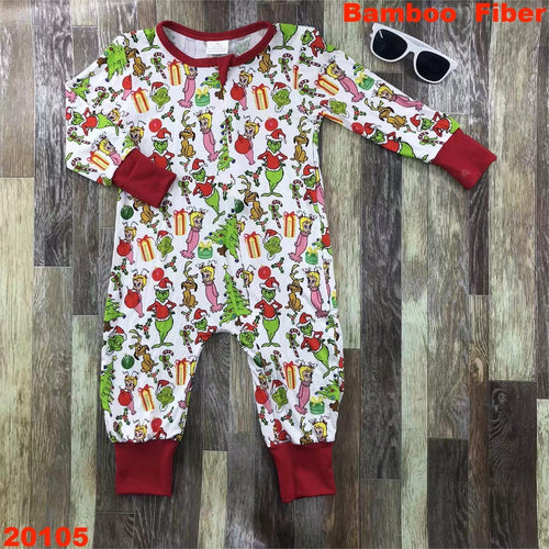 Red Character  romper