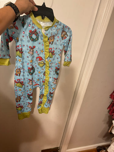 Grinch Rompers