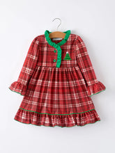 Load image into Gallery viewer, Christmas Plaid Tree Gown