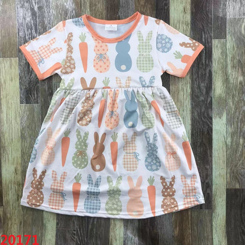 Orange Easter Bunny Dress