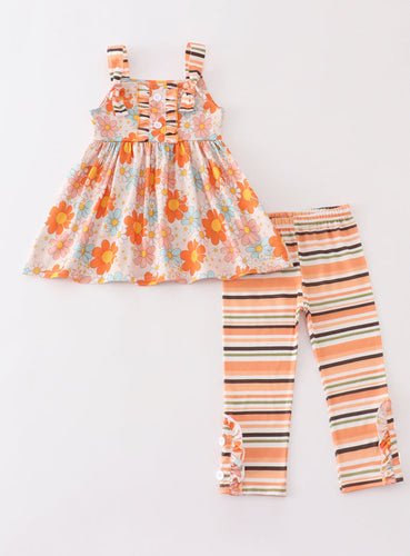 Floral stripe set