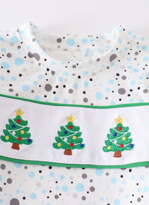 BCV Christmas Tree Embroidery Pant set