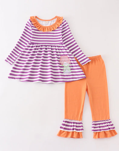 Stripe Halloween Embroidery Set