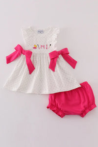 Preorder Pink Embroidery Make up Bubble