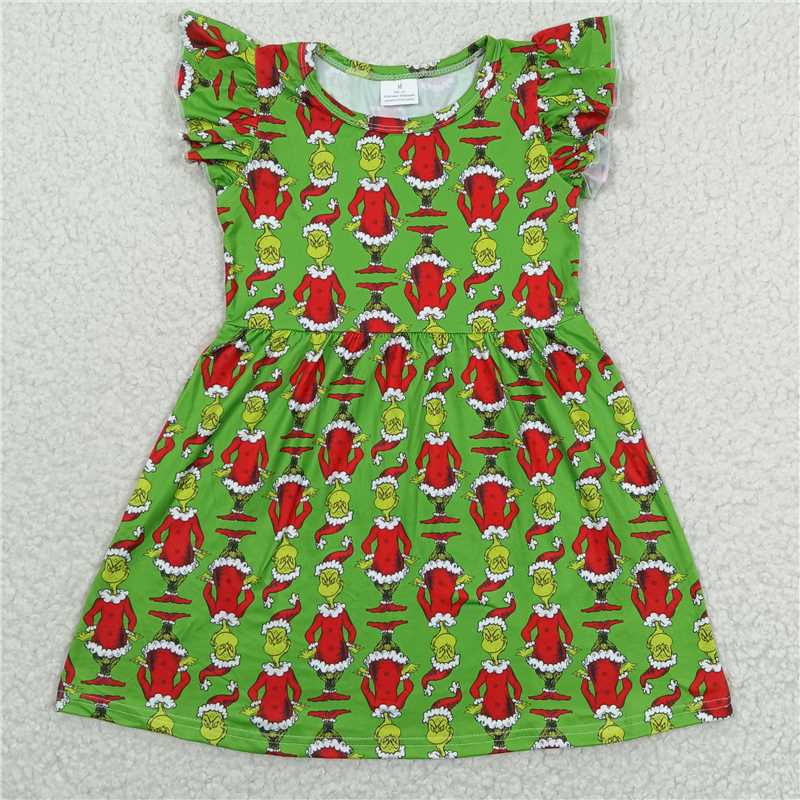 BCV Green character Dress