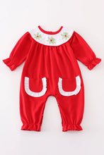 Load image into Gallery viewer, BCV Red Christmas Holly Sibling set