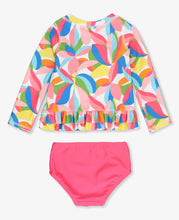 Load image into Gallery viewer, Ruffle Butts Tropical 2pc swimsuit